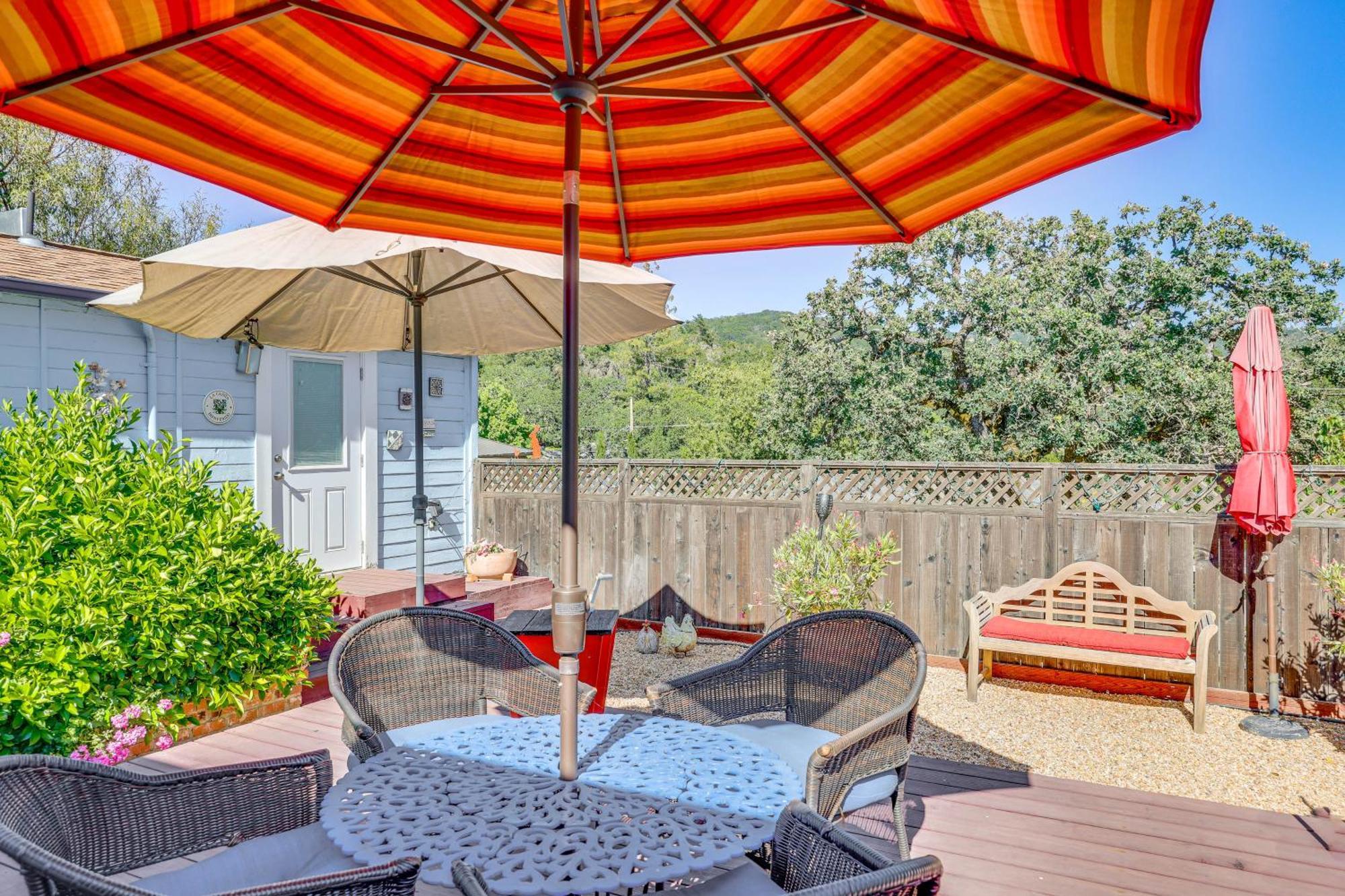 Romantic Casita With Garden And Deck 2 Miles To Plaza! Сонома Экстерьер фото