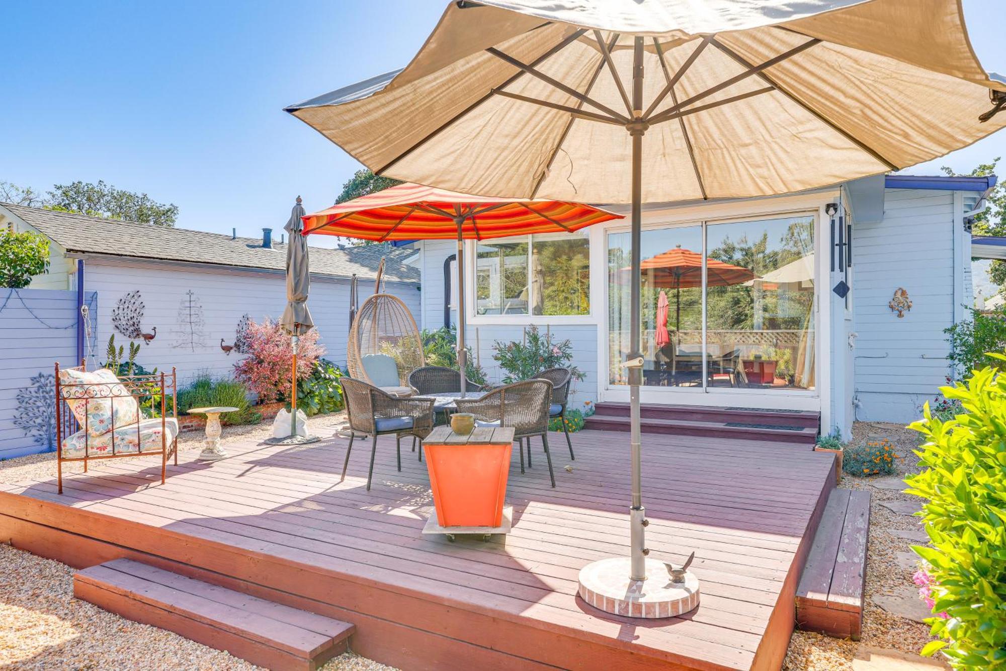 Romantic Casita With Garden And Deck 2 Miles To Plaza! Сонома Экстерьер фото