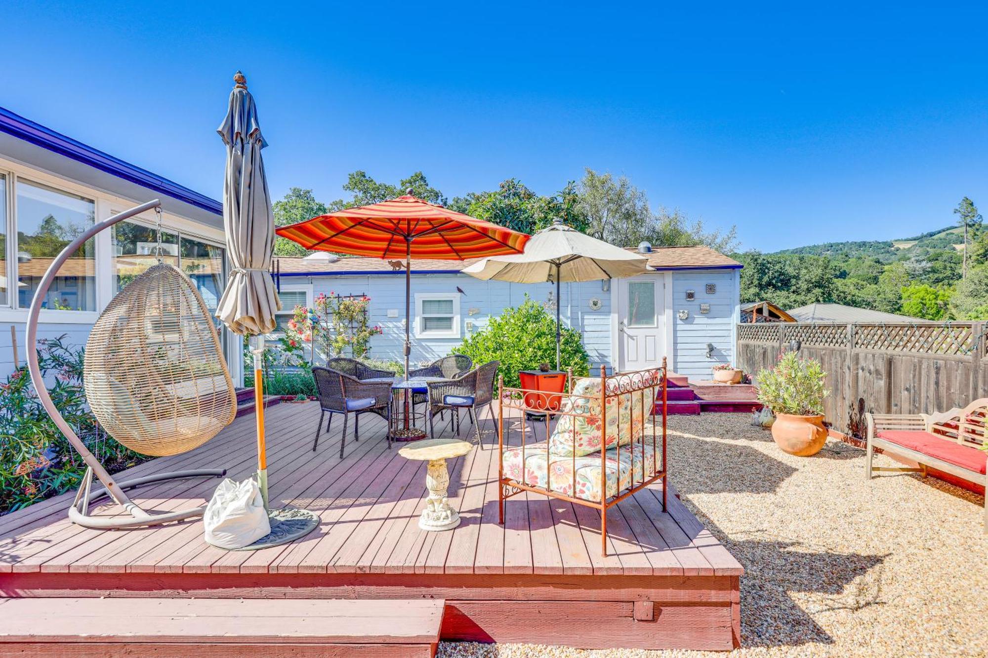 Romantic Casita With Garden And Deck 2 Miles To Plaza! Сонома Экстерьер фото