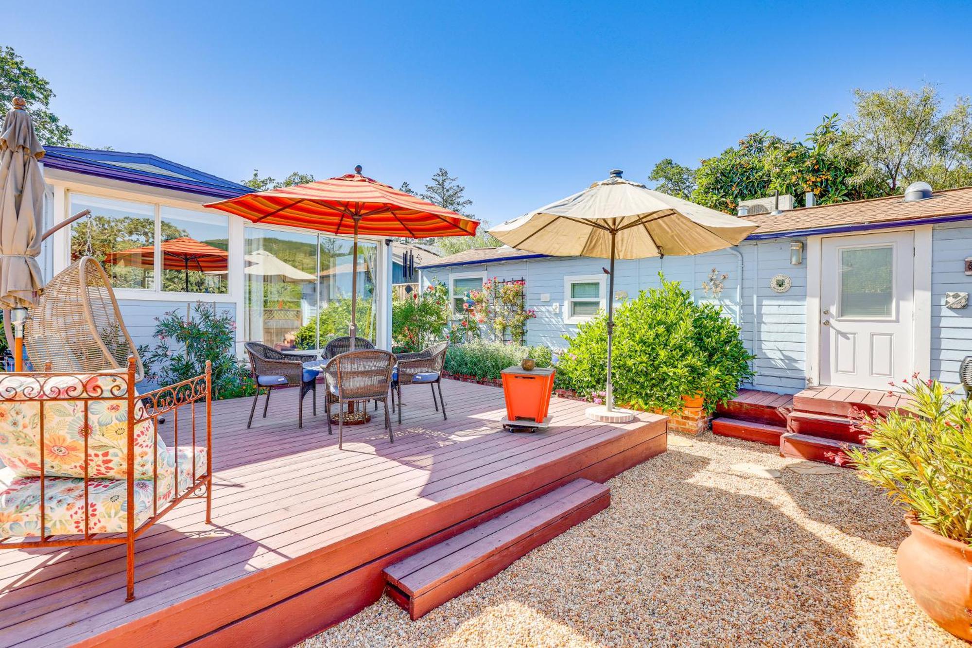 Romantic Casita With Garden And Deck 2 Miles To Plaza! Сонома Экстерьер фото